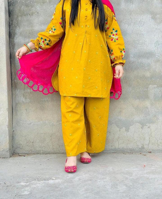 Buraak Multi Embroidery 2Pc