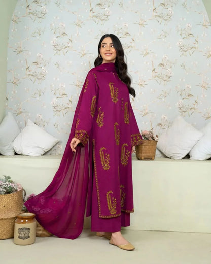 JASMINE EMB LONG LENGHT 2PC