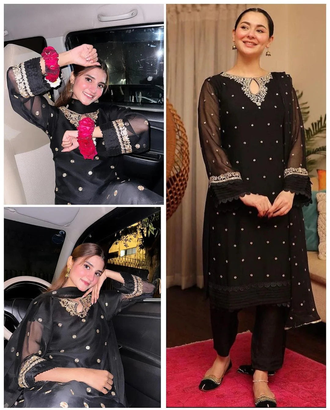 HANIA AMiR Shafoon Embroidered 3pcs