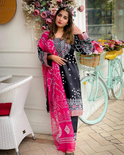 PREMIUM 3PC COLLECTION CHUNRI SILK