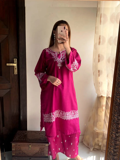 BAHAAR COTTON LAWN Embroidery 2PC