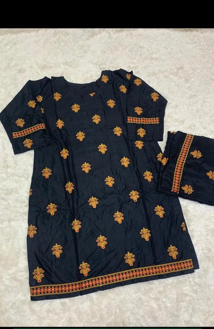 Rangoon Embroidered 2pcs